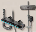 Colonne de Douche Thermostatique Intelligente — Gris Gunmetal Brossé